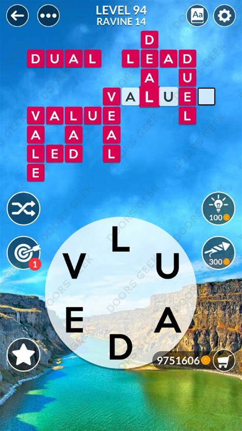 8 Words in Wave 2 <b>Level</b> 9448. . Word scapes level 94